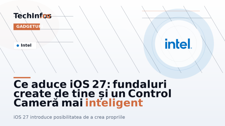 Ce aduce iOS 27: fundaluri create de tine și un Control Cameră mai inteligent