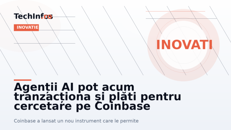 Agenții AI pot acum tranzacționa și plăti pentru cercetare pe Coinbase