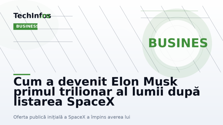 Cum a devenit Elon Musk primul trilionar al lumii după listarea SpaceX