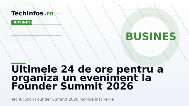 Ultimele 24 de ore pentru a organiza un eveniment la Founder Summit 2026